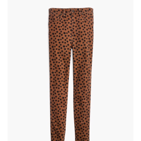 madewell polka dot jeans